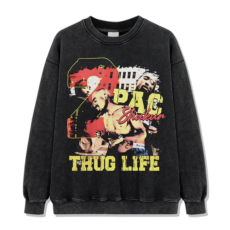 Thug Life By Tupac Shakur Sweatshirt - Image 2