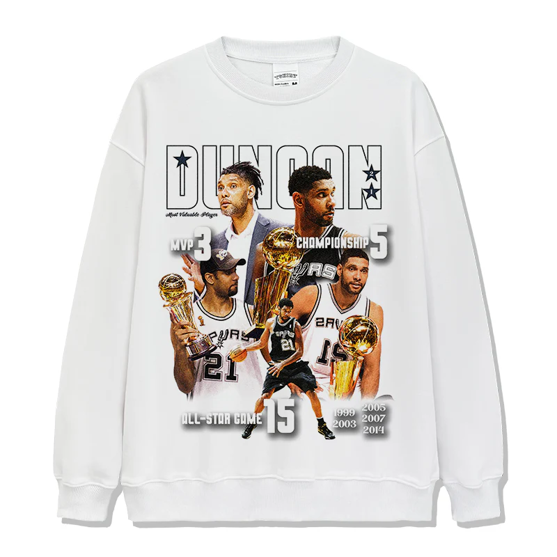 Tim Duncan Sweatshirt NBA 2024 - Image 2