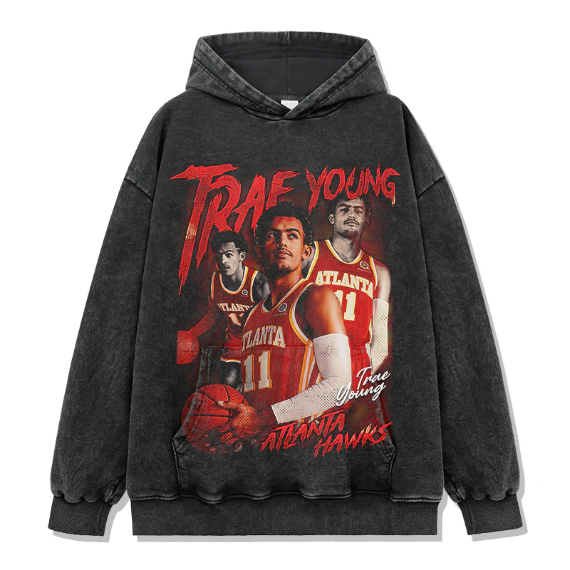 Trae Young HOODIE NBA 2024 - Image 4