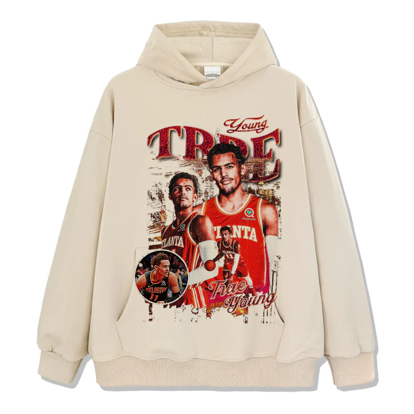 Trae Young HOODIE NBA - Image 4