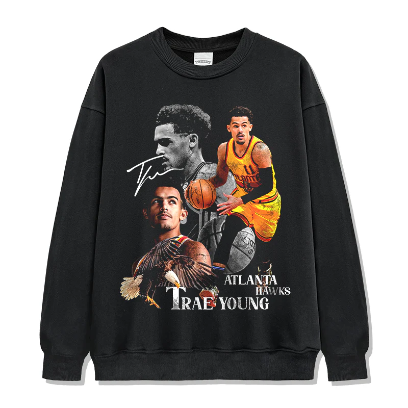 Trae Young Sweatshirt NBA 2024 - Image 3