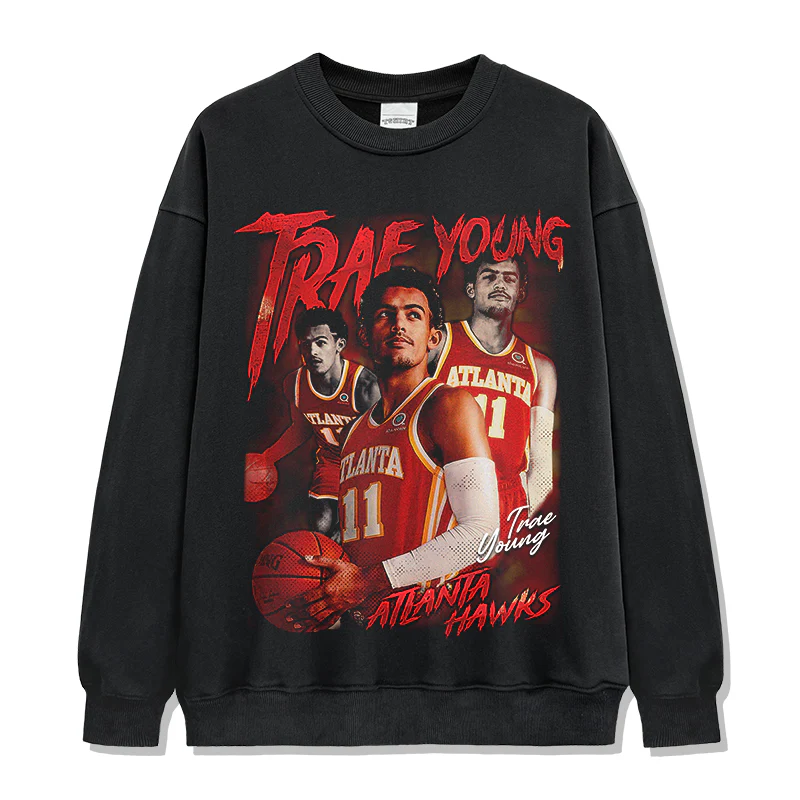 Trae Young Sweatshirt NBA 2024 - Image 3