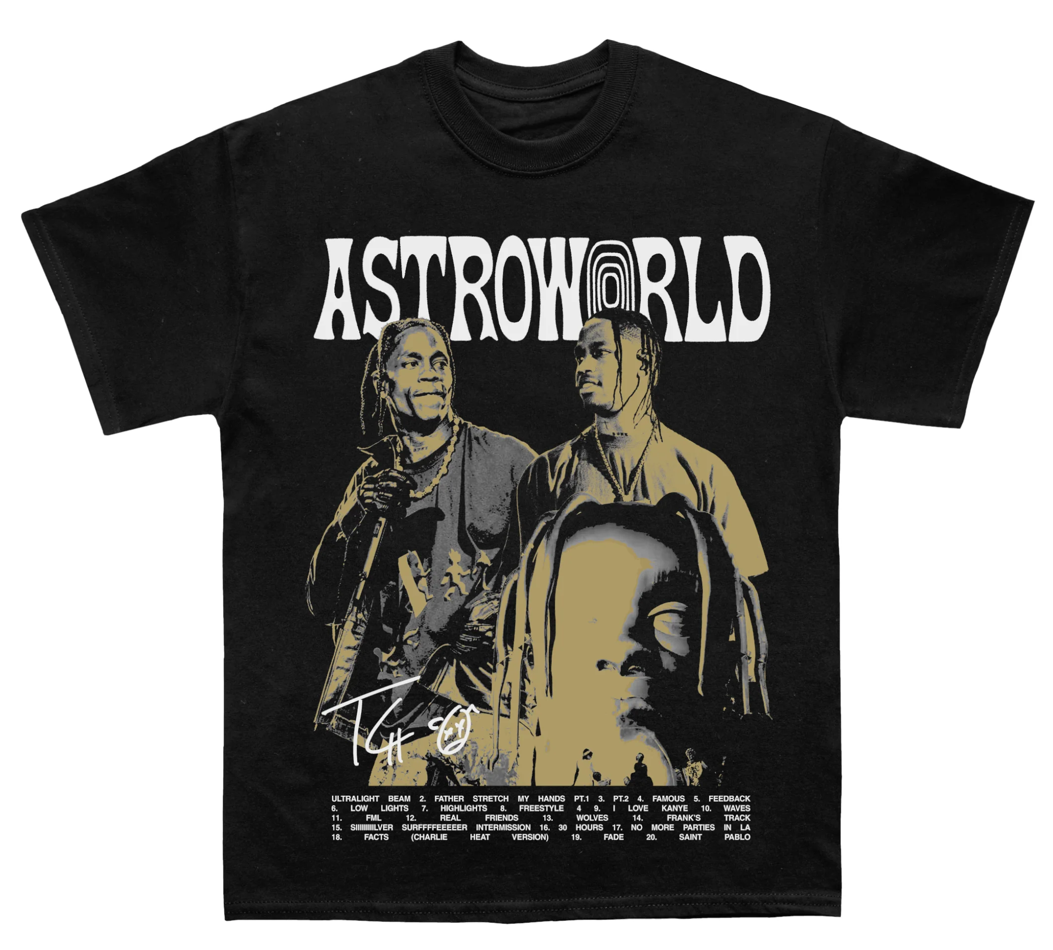 Travis Scott  "Astroworld Album" TEE - Image 2