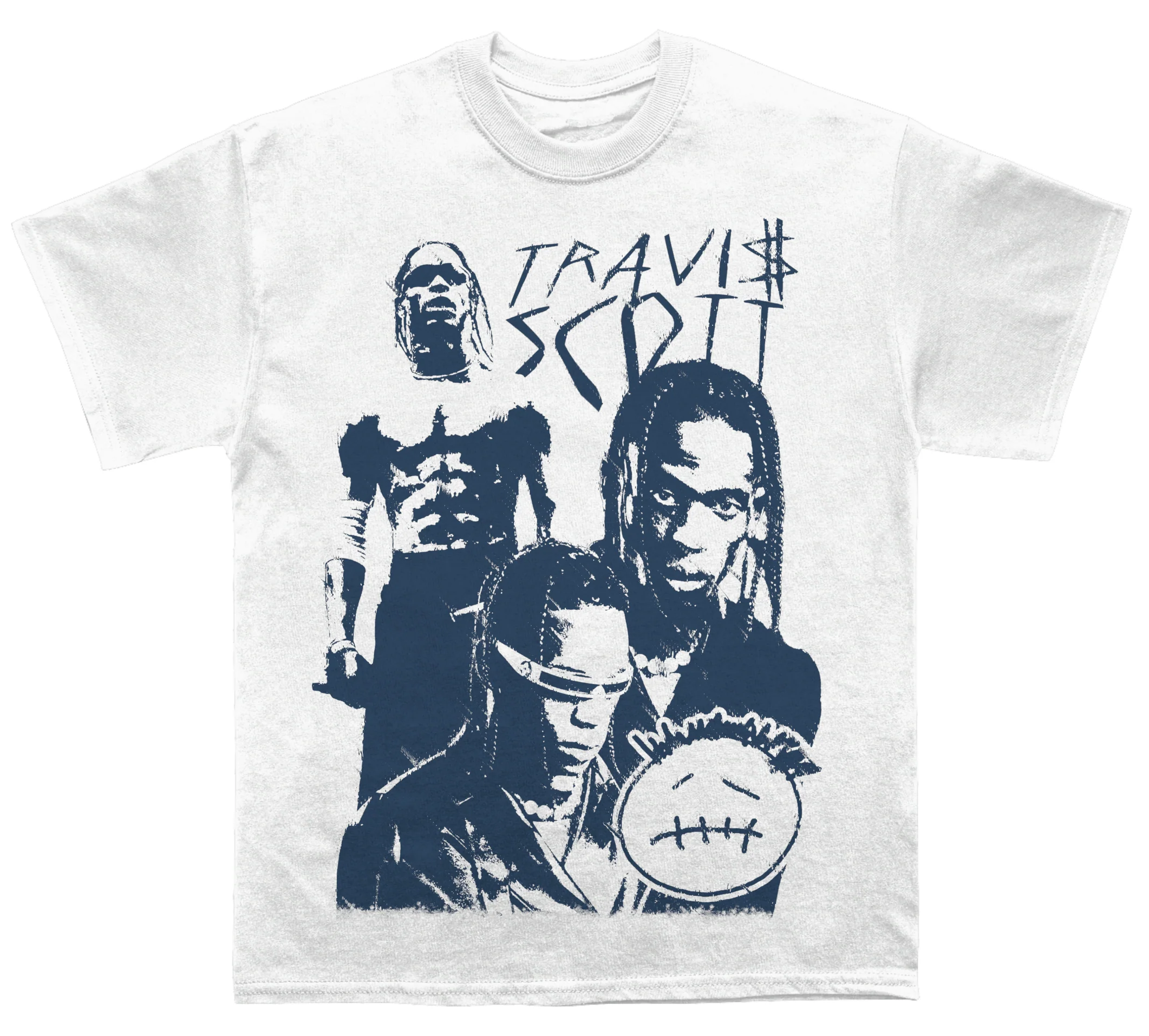 Travis Scott "Blue Silhouette" TEE - Image 2