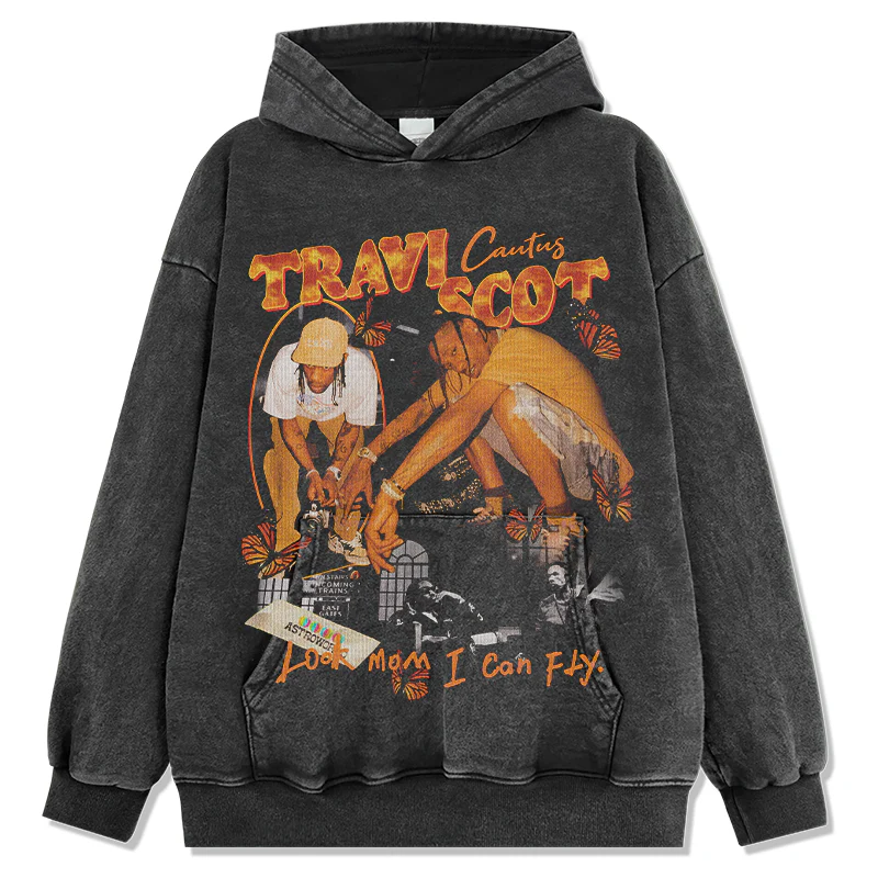 TRAVIS SCOTT "LOOK MOM I CAN FLY" HOODIE 2024 - Image 3