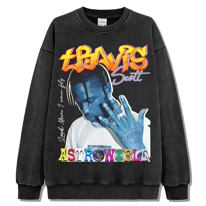 travis scott Sweatshirt 2024 - Image 2
