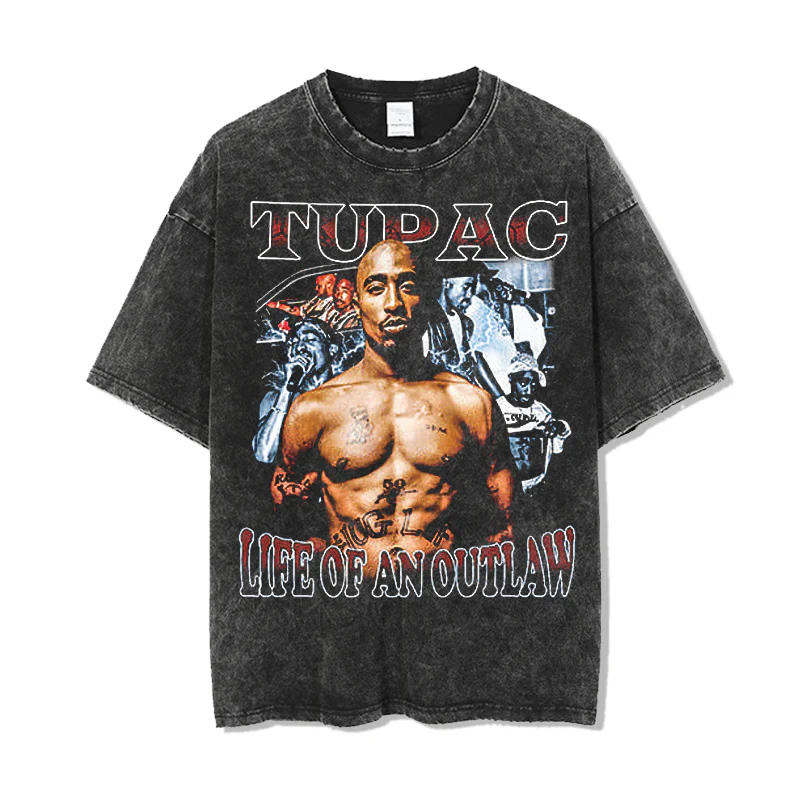 TUPAC "LIFE OF AN OUTLAW" TEE 2024 - Image 4