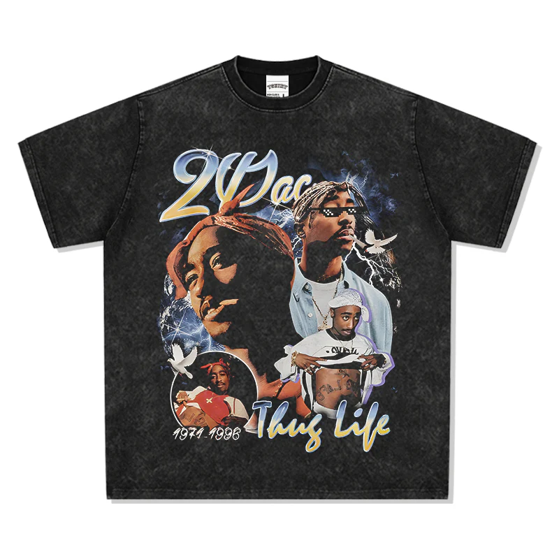 TUPAC SHAKUR ICONIC THUG LIFE TEE 2024 - Image 4