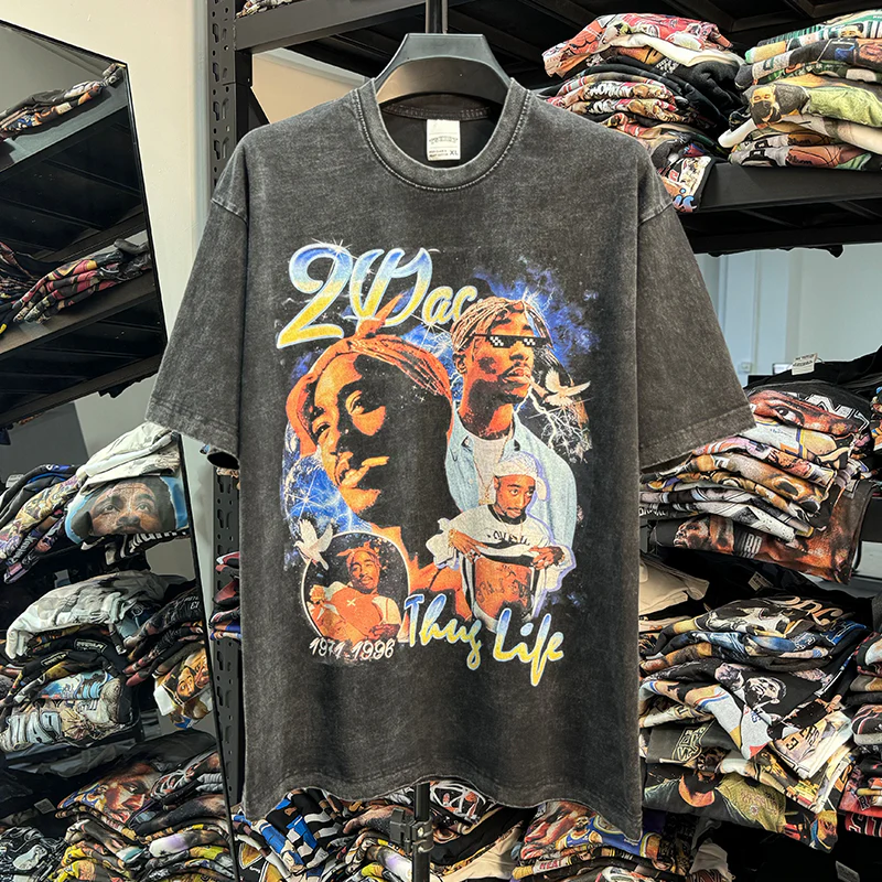 TUPAC SHAKUR ICONIC THUG LIFE TEE 2024 - Image 5