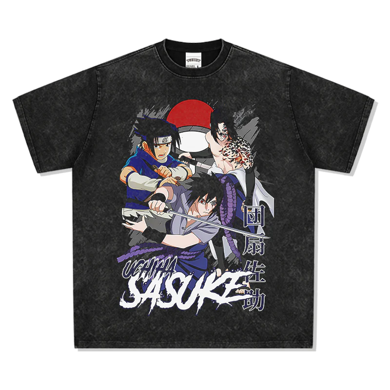 Uchiha Sasuke "Anime" TEE - Image 2