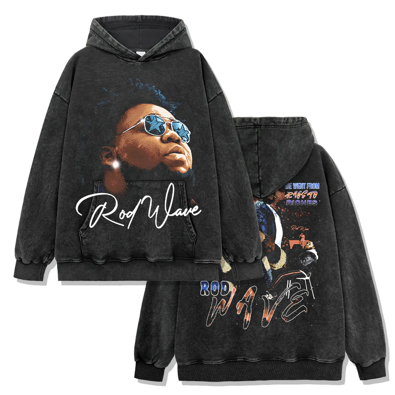 We Went From Rags Riches By Rod Wave Signature Hoodie - Image 2