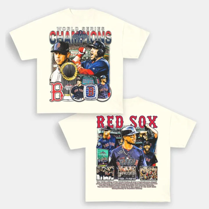 World Series champs Red Sox Back Design TEE - Image 4