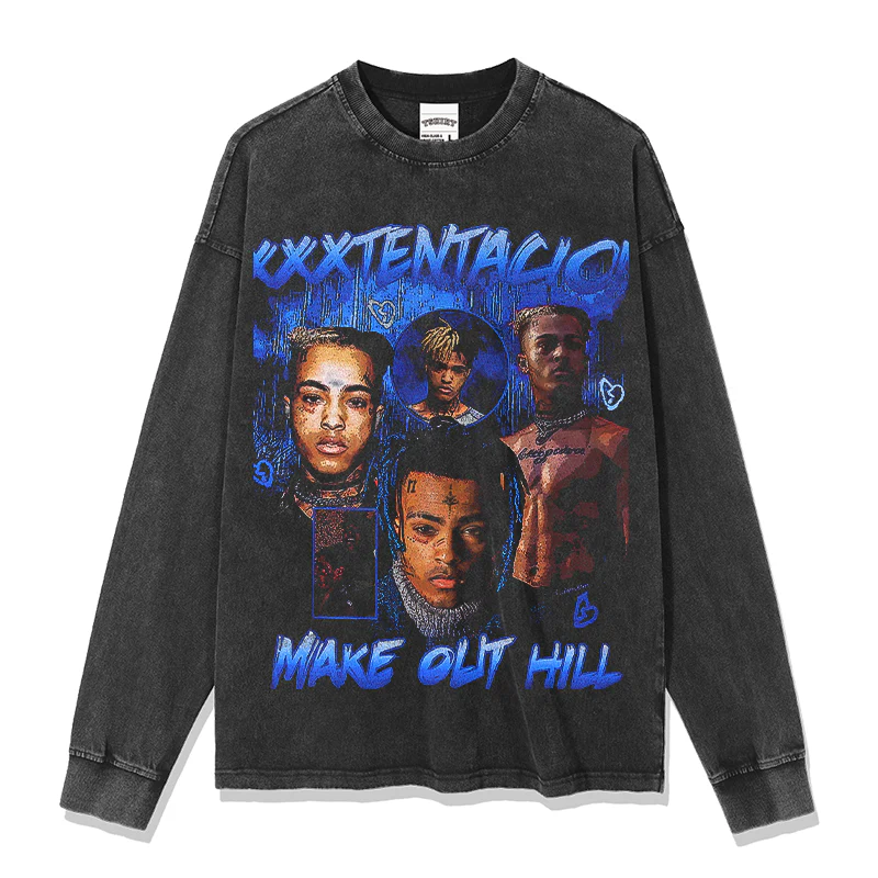 XXX TENTACION "MAKE OUT HILL" SWEATSHIRT 2024 - Image 2