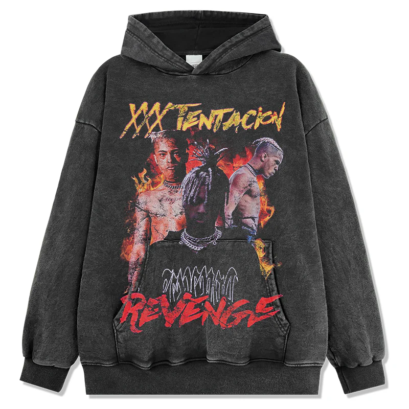 XXX TENTACION " REVENGE" HOODIE 2024 - Image 2