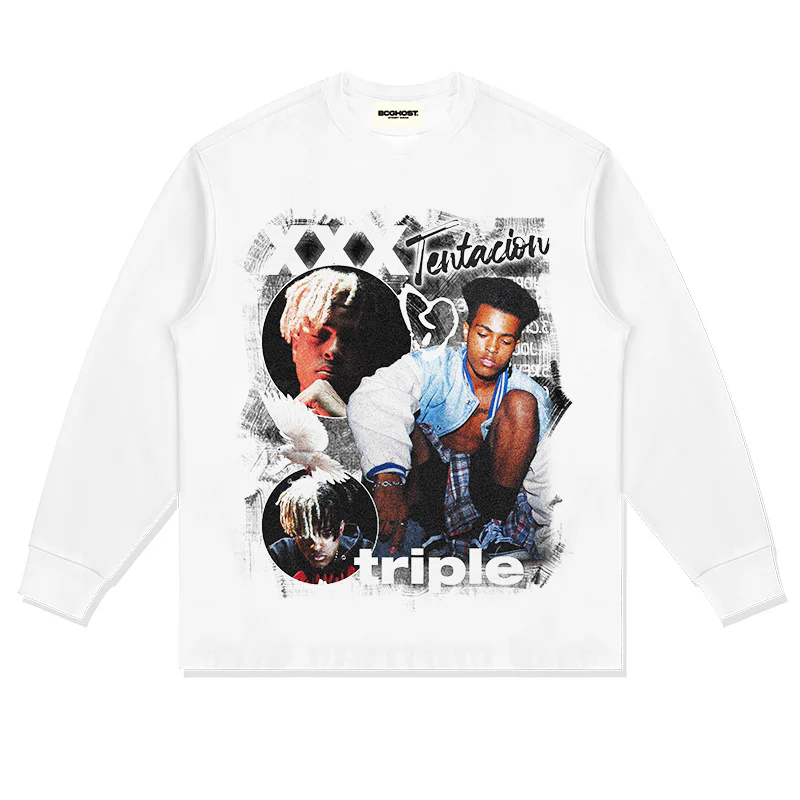 XXX TENTACION "TRIPLE" SWEATSHIRT 2024 - Image 3