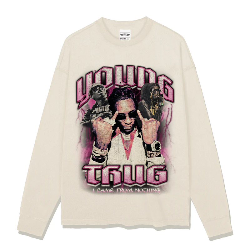 YOUNG THUG "I CAME FROM NOTHING" SWEATSHIRT 2024 - Image 4