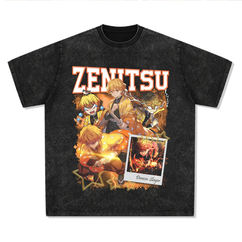 Zenitsu Agatsuma Demon Slayer "Anime" TEE - Image 3