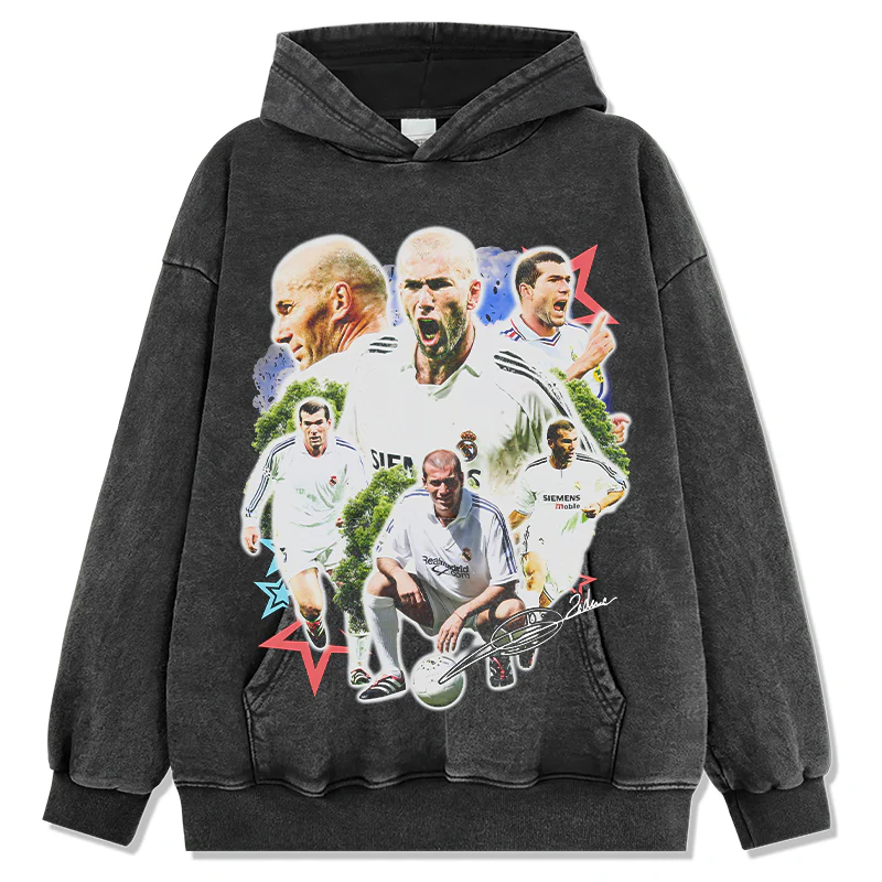 Zinedine Zidane "Signature"Hoodie - Image 2