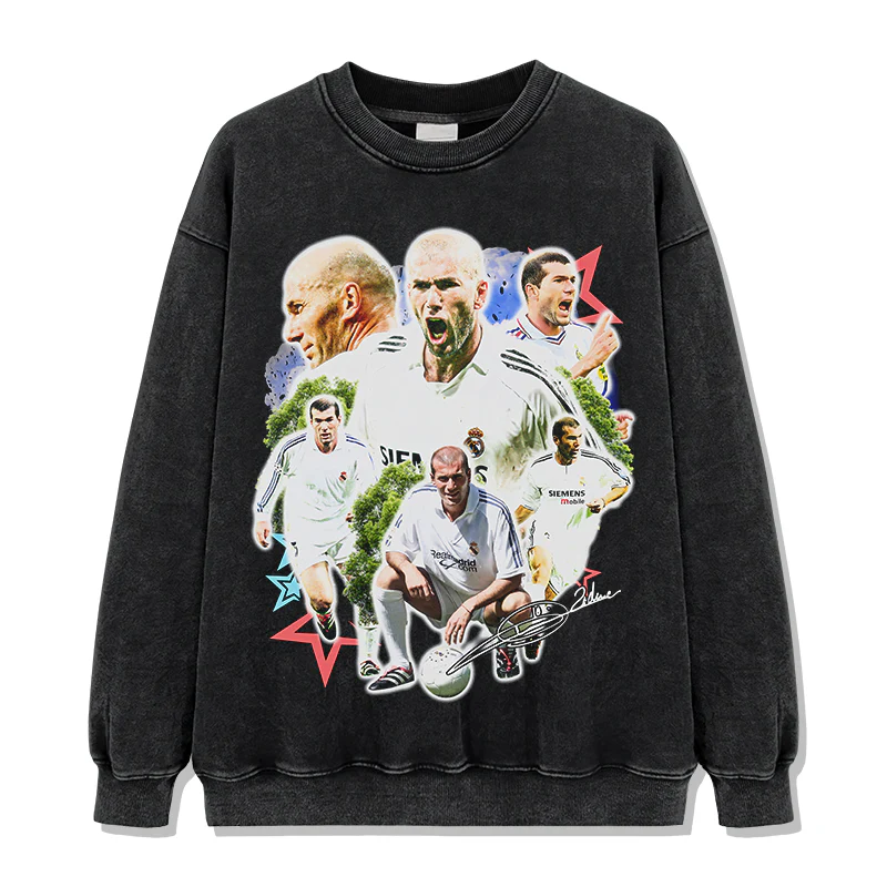 Zinedine Zidane "Signature"Sweatshirt - Image 2